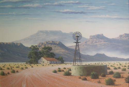 ***PAUL MUNRO - KAROO LANDSCAPE 60x90CM***