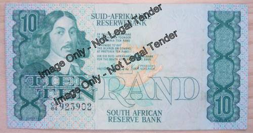 Misprint! GPC de Kock 2nd Issue R10 Note Top Right Serial Number Missing. Serial No.C4/84 923902