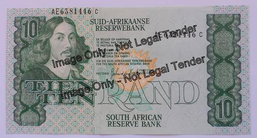 Misprint! GPC de Kock 3rd Issue R10 Note. Two different Serial Nos. also clearly not aligned.