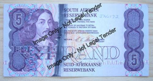 Misprint! CL Stals R5.00 Ist Issue. No Serial Numbers and clear evidence of printing error.