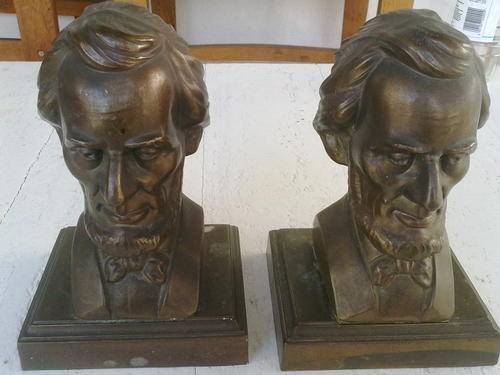 ABRAHAM LINCOLN BOOK ENDS