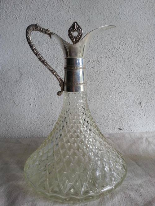 SILVER PLATED DECANTER
