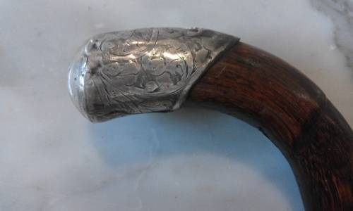 Silver Hallmarked  Cane Walking Stick