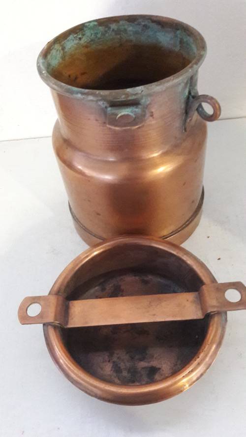 Copper Milk Can