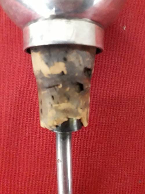 Silver Plated Ball Shape Bottle Pourer and Stopper