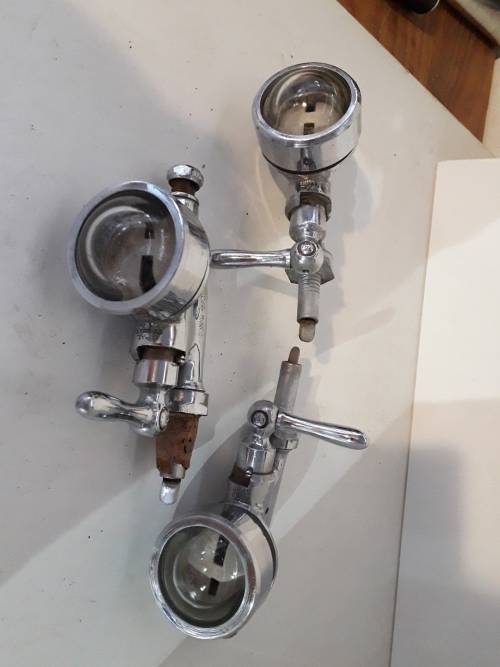 Stainless Steel Set three Gibey Liquor Dispenser