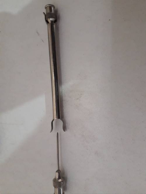 Glass Syringe Tube, Glass Tablet Holder, and Steel Syringe  Tubes Set