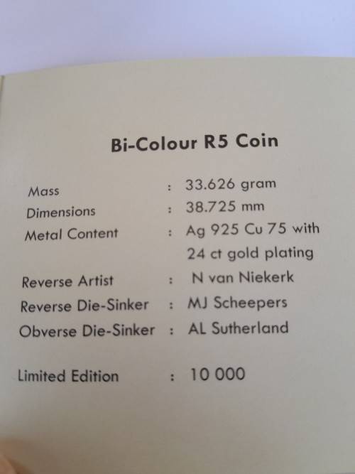 90th Anniversary R5 Silver coin