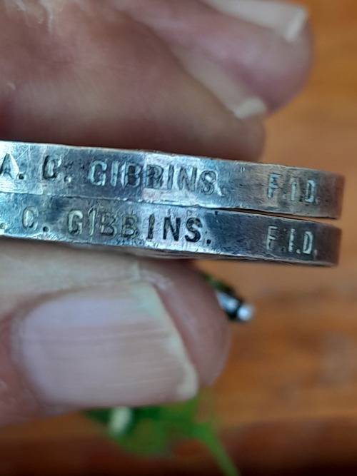 Boer War QSA Medals Awarded To: Guide A C Gibbins F.I.D