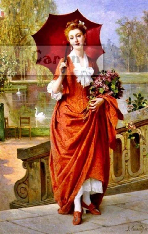 Silk Ribbon Embroidery Prints - Caryn