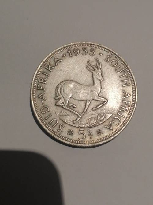 A union sa 1955 5 shilling