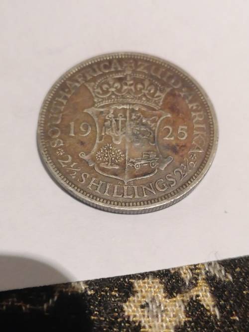 A high grade Union SA 2 1/2 shilling 1925