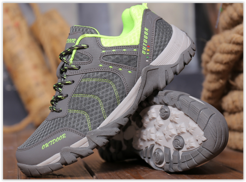 Men Hiking Trekking Shoes Climbing Breathable Sport Shoes Men CRAZY R499