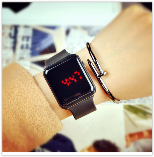 Unisex Rubber LED Date Sports Bracelet Digital Wrist Watch Buy 2&get 1 free CRAZY R119 FREE SHIPPING