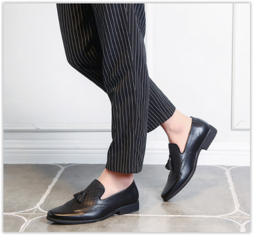 Men Loafers Shoes Oxford Business Shoes,Spring Autumn Men Casual Flat Patern Crazy R450