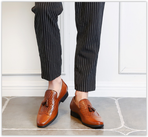 Men Loafers Shoes Oxford Business Shoes,Spring Autumn Men Casual Flat Patern Crazy R450