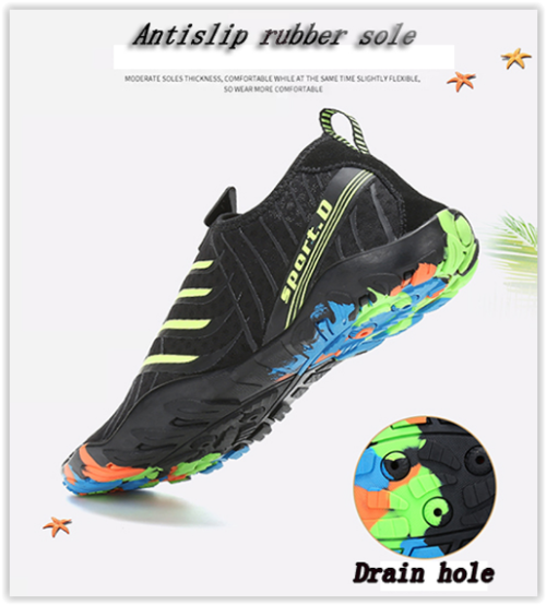 Unisex Water Summer Shoes Breathable Anti - Skid Swimming Sneakers Big Sizes  Crazy R450