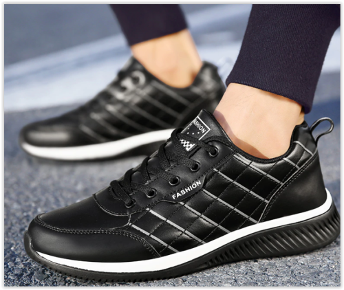 Men Black Casual Sports Shoes Non Slip Rubber Male Summer Limited Time Offer MAD R320