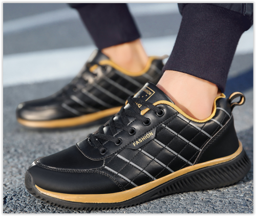 Men Black Casual Sports Shoes Non Slip Rubber Male Summer Limited Time Offer MAD R320