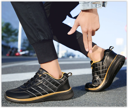 Men Black Casual Sports Shoes Non Slip Rubber Male Summer Limited Time Offer MAD R320