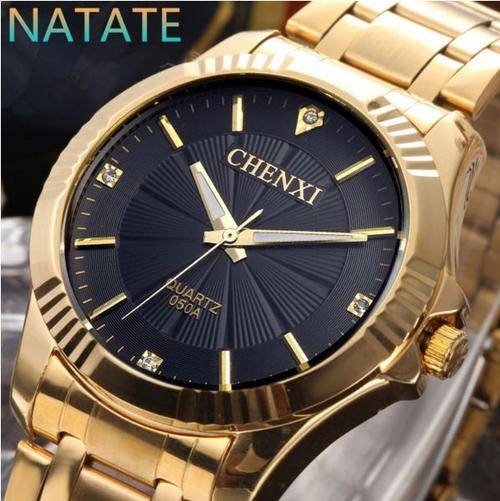 Men Watch Male stainless steel Analog Water - schock resistant Chenxi Natate