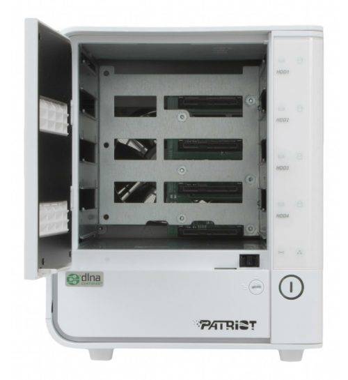 Patriot Javelin S4 4-Bay Diskless NAS Server Support 16TB PCNASJV35S4