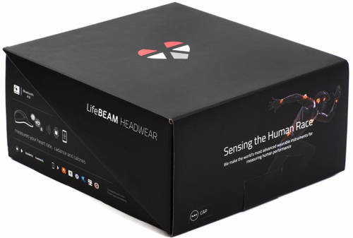 LifeBEAM Smart Hat With Integrated Heart Rate Monitor - White & Silver