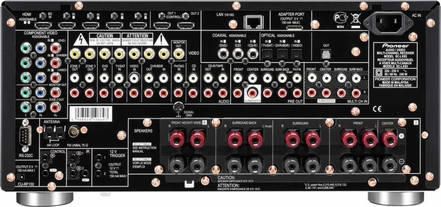 Pioneer SC-LX83 7.1 Channel 190 Watt Receiver Amplifier