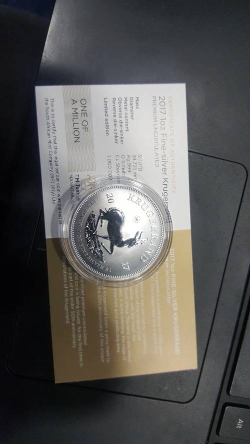 2017 Silver Kruger Rands