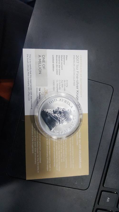 2017 Silver Kruger Rands