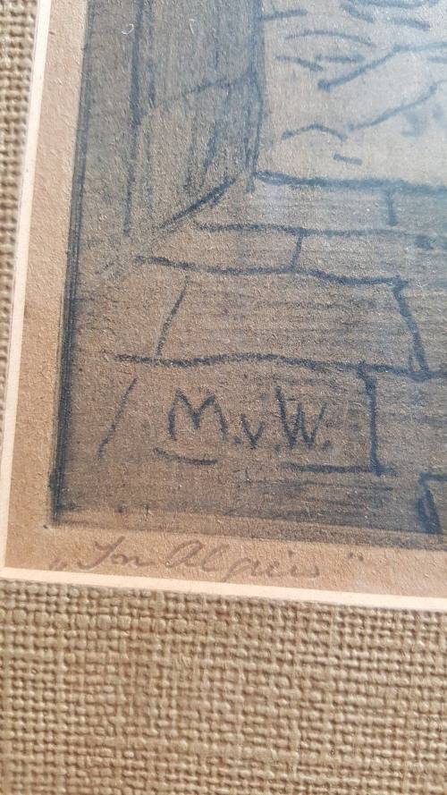 Martin van Waning: Original signed etching