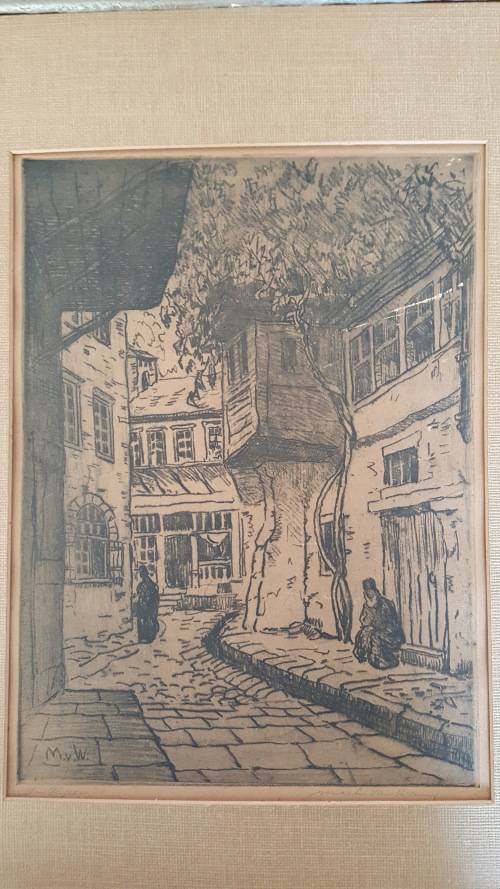 Martin van Waning: Original signed etching