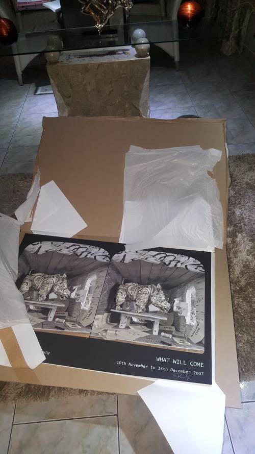 William Kentridge editioned signed poster