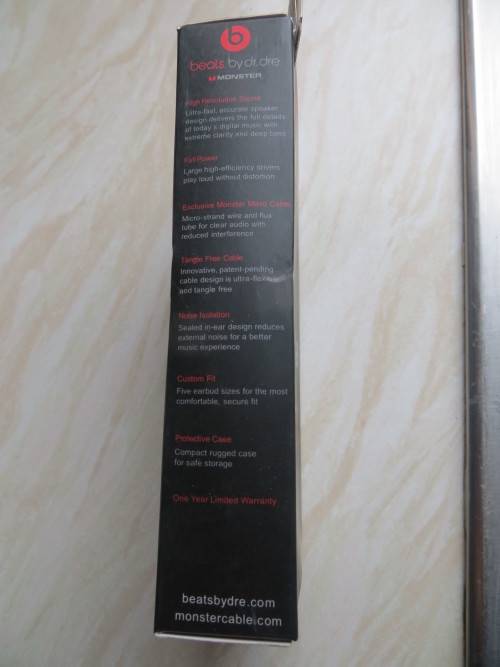 beats by dr.dre High Resolution in-ear headphones tour(Monster)
