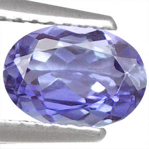 VS1  .28CTS OVAL  TANZANITE- VALUE R3'520.00- APPRAISAL SUPPLIED