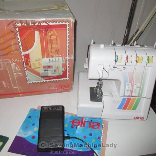 ELNA 634d OVERLOCKER + free Trolley