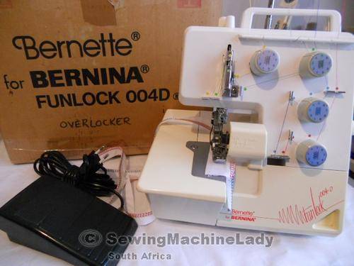BERNINA BERNETTE  004D FUNLOCK OVERLOCKER IN BOX