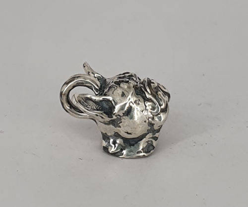 silver Frenchie Charm