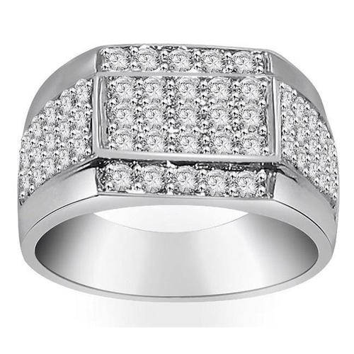 1.10Ctw Certified Real Natural Wedding Diamond Ring SI3/G Color at Factory Price