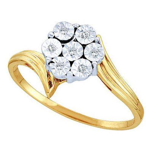 Certified 0.50TCW 100% Real Natural Diamond Ring SI/ G Color at Wholesale Price