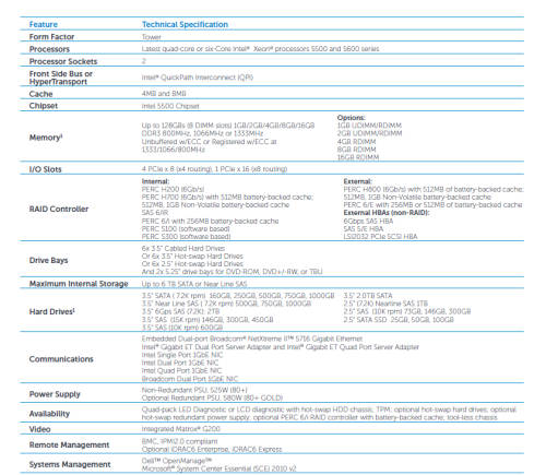 Dell PowerEdge T410 Enteprise Server