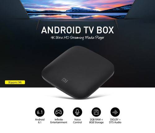 Original Xiaomi Mi 3 TV Box 4k Android 8 + Mocute Bluetooth Game Controller for Gaming and streaming