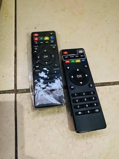 Android TV Box, 2x Remotes, DVD Player