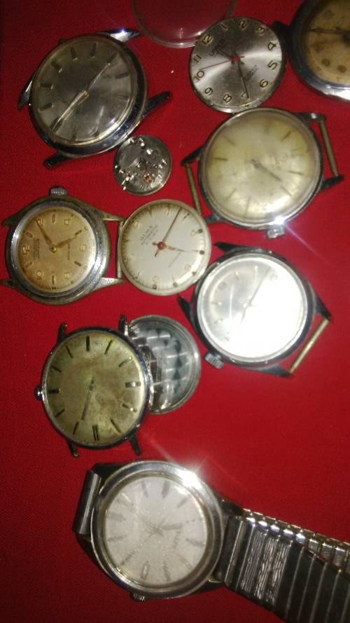 JOB LOT OF WATCH PARTS Refer desc & pictures for more