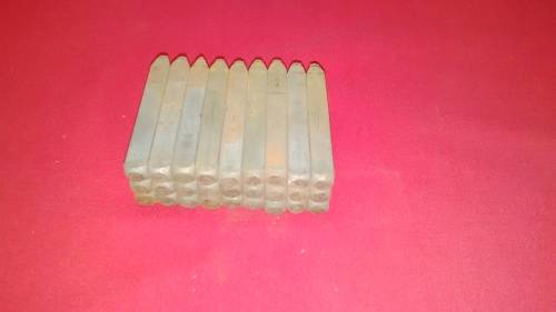 GERMAN ALAPHABET & NUMBERS METAL STAMPS - BODMAN No 2172 & 2173  Refer Desc & Pictures for condition