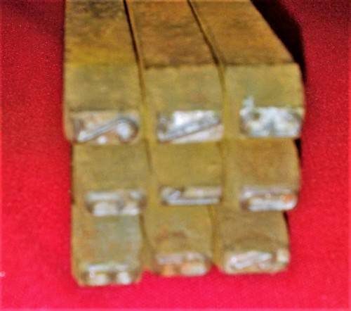 GERMAN ALAPHABET & NUMBERS METAL STAMPS - BODMAN No 2172 & 2173  Refer Desc & Pictures for condition