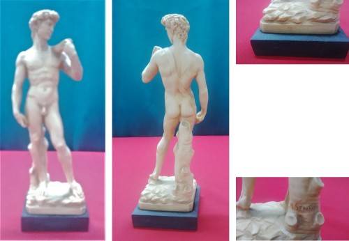 A VINTAGE SANTINI SCULPTOR 23 cm - SIGNED-  Please read desc and see pictures