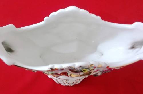 A BEAUTIFUL VINTAGE ITALIAN CAPODIMONTE VASE -35x19x10cm  -   Read Desc & See Pictures