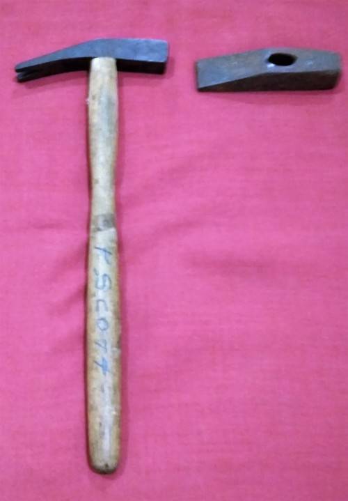 VINTAGE JEWELERS HAMMER & A JEWELERS HAMMER HEAD  - Please see Pics & read desc