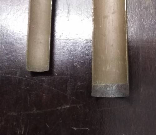 2 Vintage Marples Gouging Chisel -  PLEASE C Pics & Desc